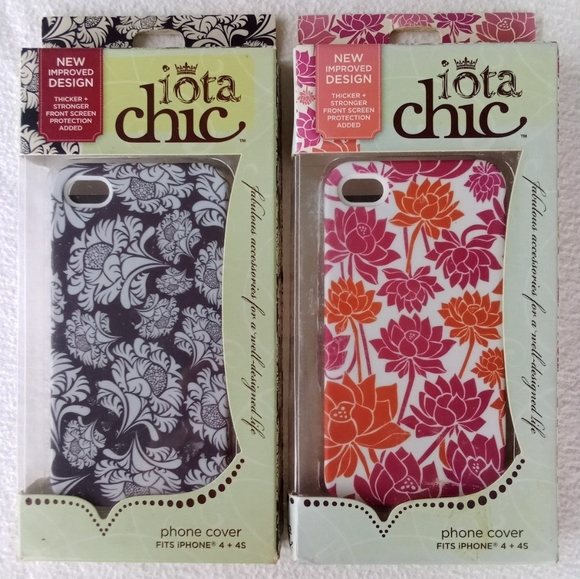 Apple Other - [New] iota chic iPhone 4 + 4s Fashionable Case's with Flower Design
